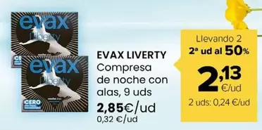Evax - Liberty Compresa De Noche Con Alas