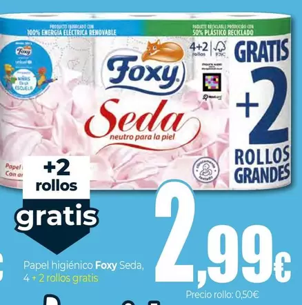 Foxy - Papel Higiénico Seda