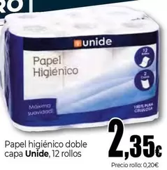 Unide - Papel Higiénico Doble Capa