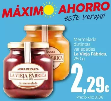 La Vieja Fábrica - Mermelada Distintas Variedades