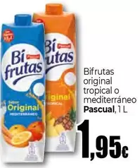 Pascual - Bifrutas Original Tropical O Mediterráneo 