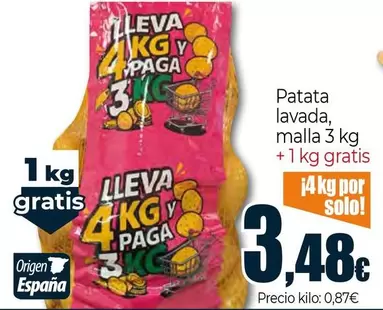 Patata Lavada