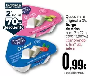 Burgo De Arias - Queso Mini Original O 0%