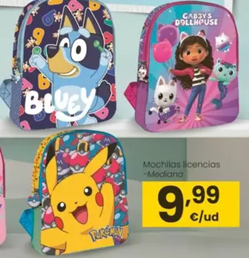 Mochilas Licencias