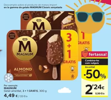 Magnum - Gelat Ametllat