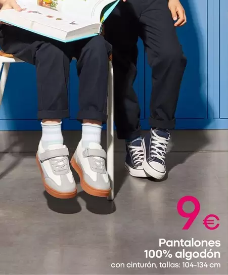 Pantalones 100% Algodón