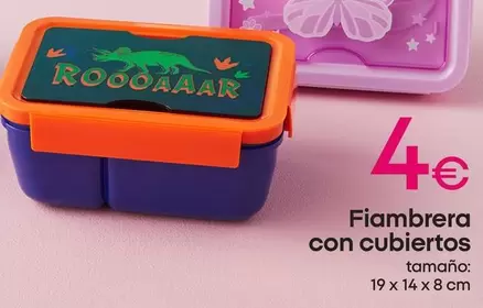 Fiambrera Con Cubiertos