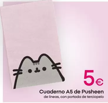 Cuaderno A5 De Pusheen