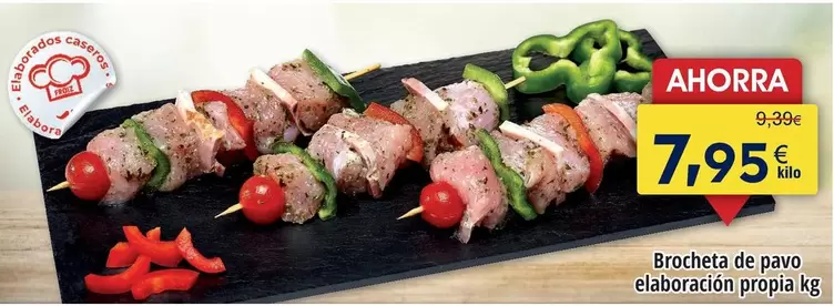 Brocheta De Pavo Claboracion Propi