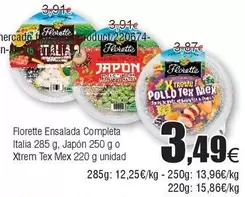 Florette - Ensalada Completa Italia, Japón