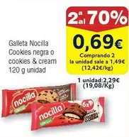 Kellogg's - Galleta Nocilla Cookies Negra O Cookies & Cream