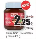Froiz - Crema  13% Avellanas Y Cacao