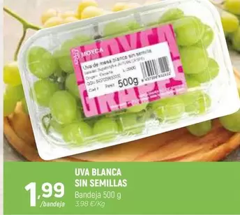 Uva Blanca Sin Semillas