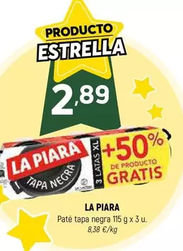 La Piara - Pate Tapa Negra