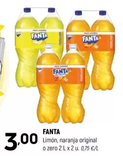 fanta - Limón, Naranja Original