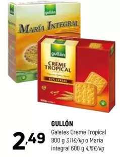 Gullón - Galetes Creme Tropical