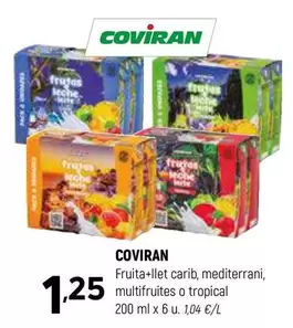 coviran - Fruita+let Carib, Mediterrani, Multifruites O Tropical