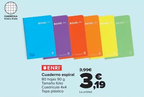 Enri - Cuaderno Espiral