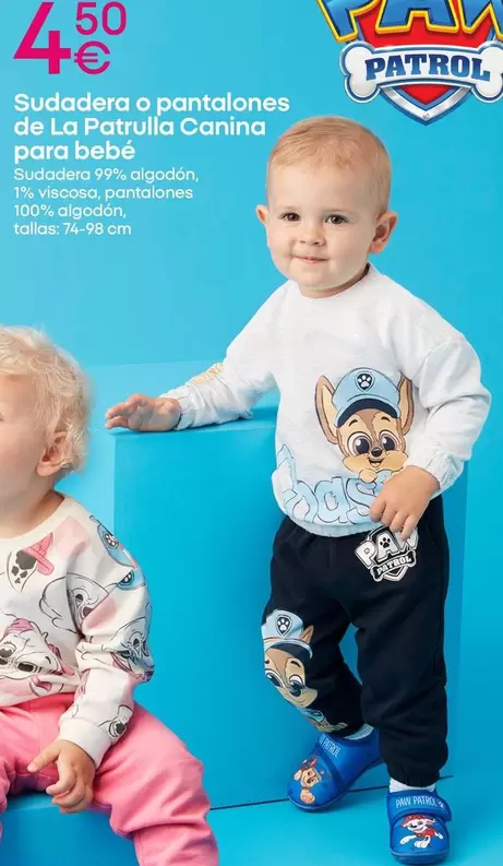 Paw Patrol - Sudadera O Pantalones De La Patrulla Canina Para Bebé
