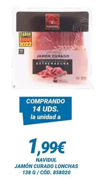 Navidul - Jamon Curado Lonchas