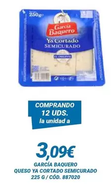 García Baquero - Queso Ya Cortado Semicurado