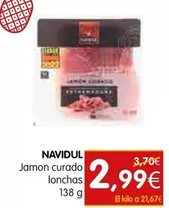 Navidul - Jamon Curado Lonchas