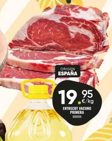 Entrecot Vacuno Primera
