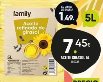 Family - Aceite De Girasol