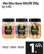 Gullón - Mini Bites Queso