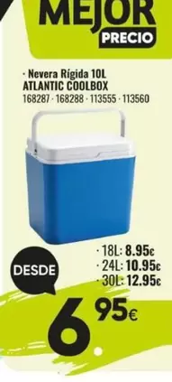 Atlantic - Nevera Rigida 10l  Coolbox