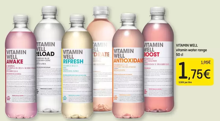 Vitamin Well - Vitamin Water Range
