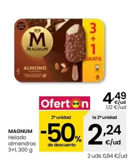 Magnum - Helado Almendras