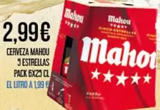 Mahou - Cerveza 5 Estrellas Pack 6x