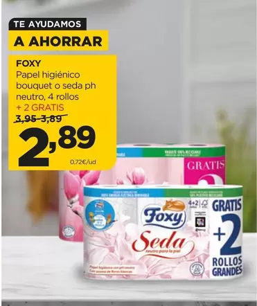 Foxy - Papel Higienico Bouquet O Seda Ph Neutro