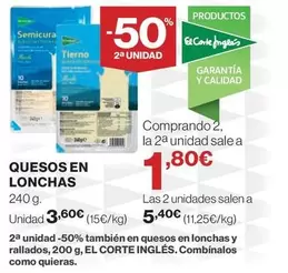 Quesos En Lonchas