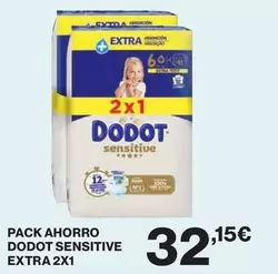 Dodot - Pack Ahorro Sensitive Extra 2x