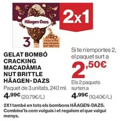 Häagen-Dazs - Gelat Bombo Cracking Macadamia Nut Brittle