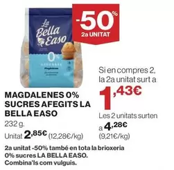 La Bella Easo - Magdalenes 0% Sucres Afegits