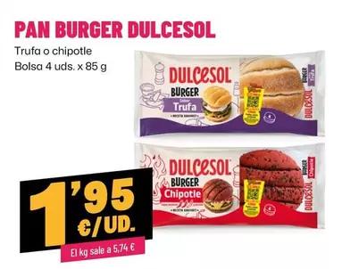 Dulcesol - Pan Burger