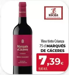Marqués de Cáceres - Vino Tinto Crianza