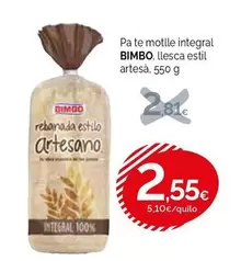 Bimbo - Pa Te Motlle Integral Llesca Estilo Artesa