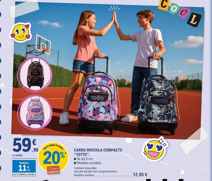 Totto - Carro Mochila Compacto