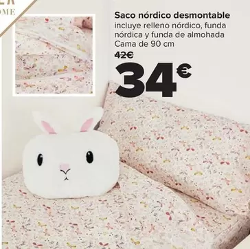 Tex Home - Saco Nordico Desmontable
