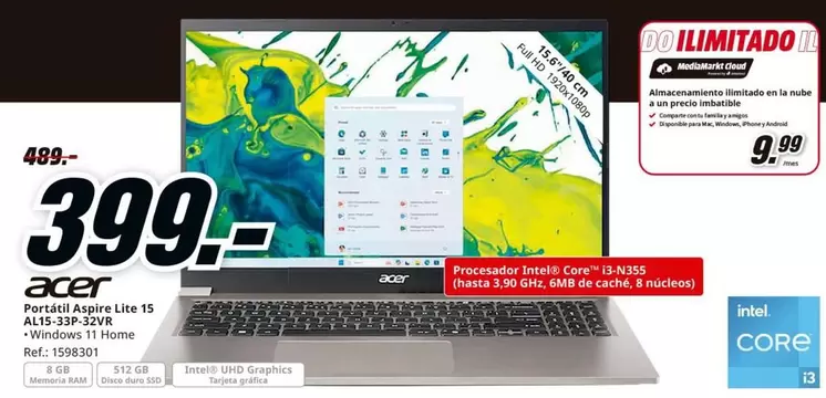 Acer - Perceladizatrice Lla 15