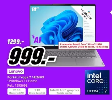 Lenovo - Portatil Yoga 7 14IMH9
