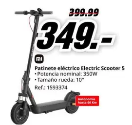 Xiaomi - Patinete Eléctrico Electric Scooter 5