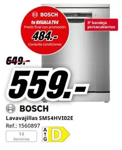 Bosch - Lavavajillas SMS4HVI02E