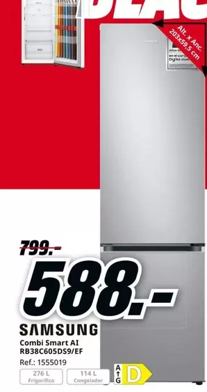 Samsung - Combi Smarc Ai Rb38c6059f/e