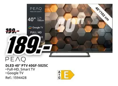 Google - DLED 40" PTV 40GF-5025C