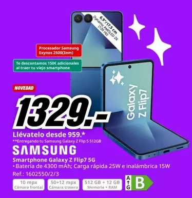 Samsung - Smartphone Galaxy Z Flip7 5g